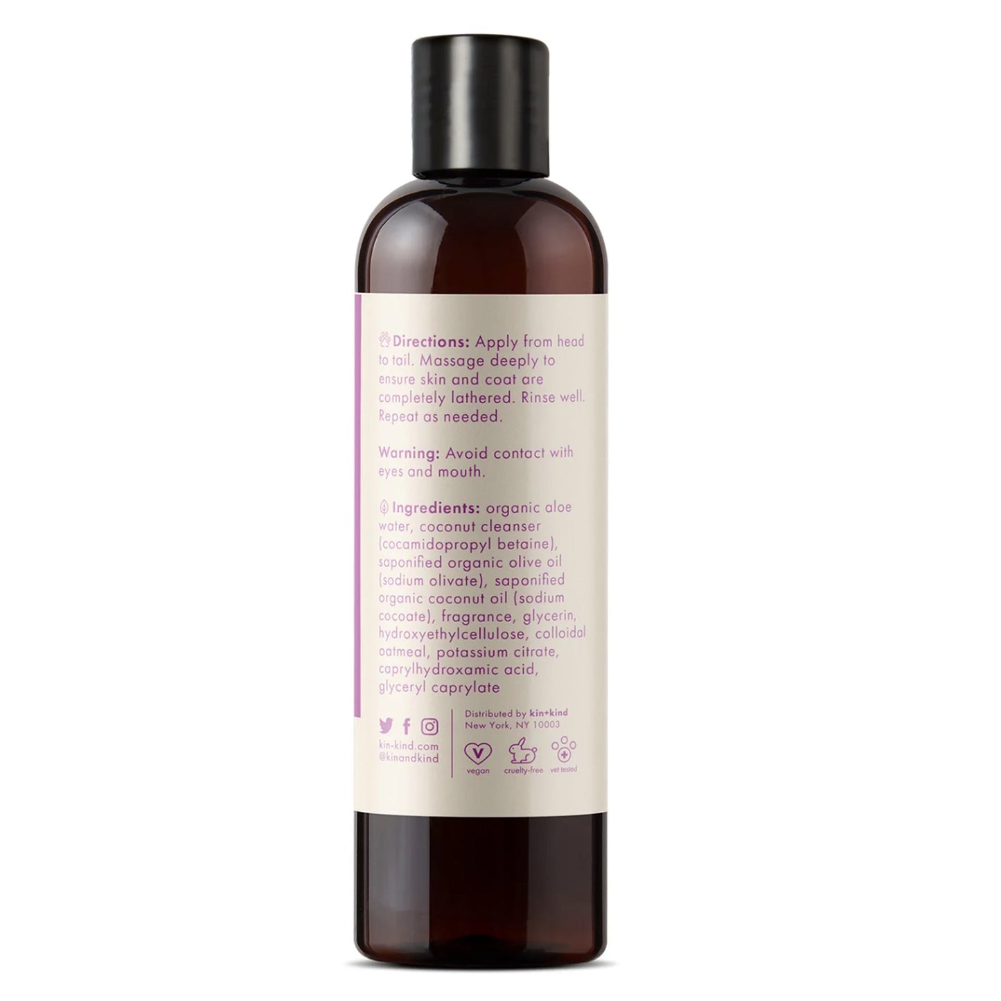 KIN ORGANICS Fig+Cedar (Oatmeal Itchy Dog Shampoo) 12oz