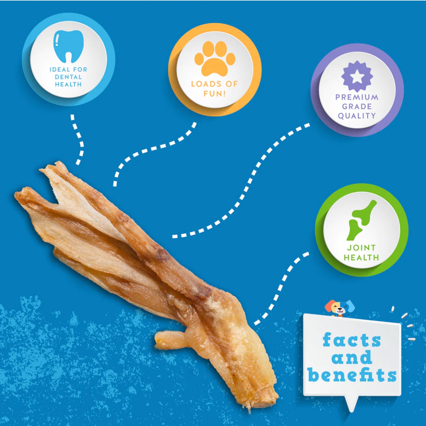 Jack & Pup Duck Feet 5 Pack