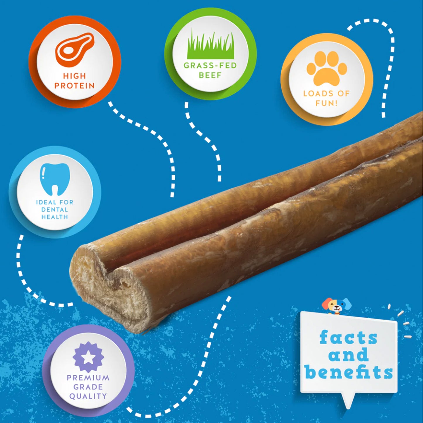 Jack & Pup 12" Bully Sticks 16oz
