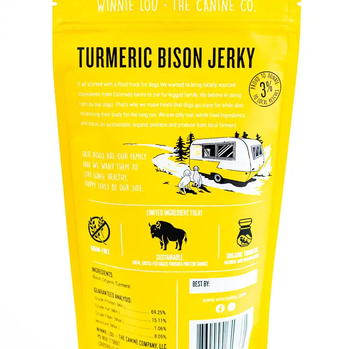 Winnie Lou's Turmeric Bison Jerky