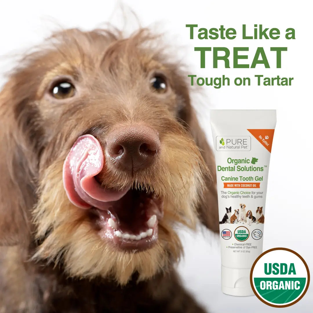 Pure and Natural Pet Organic Dental Solutions Canine Tooth Gel