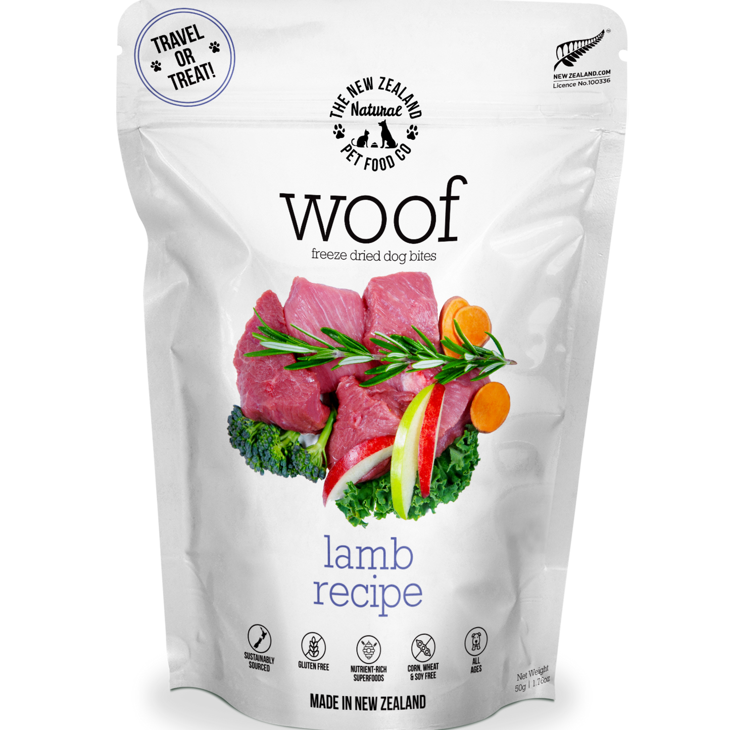 Woof Lamb Freeze Dried Dog Food 9.9oz | 2.2lb