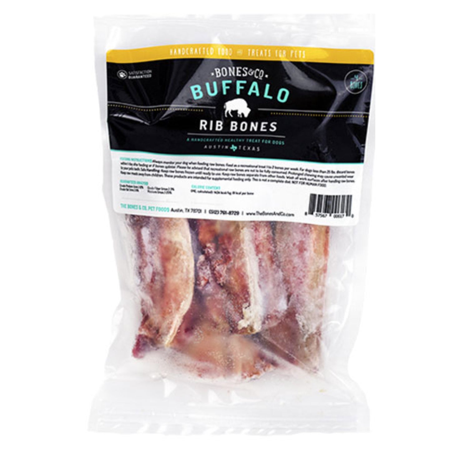Bones & Co. Buffalo Rib Bones 4 Pack *For Local Pick Up Only