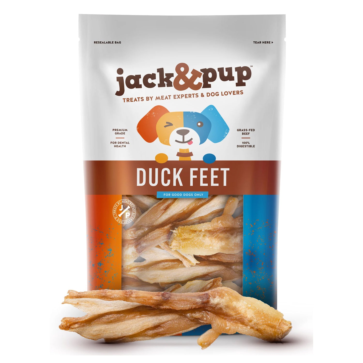 Jack & Pup Duck Feet 5 Pack