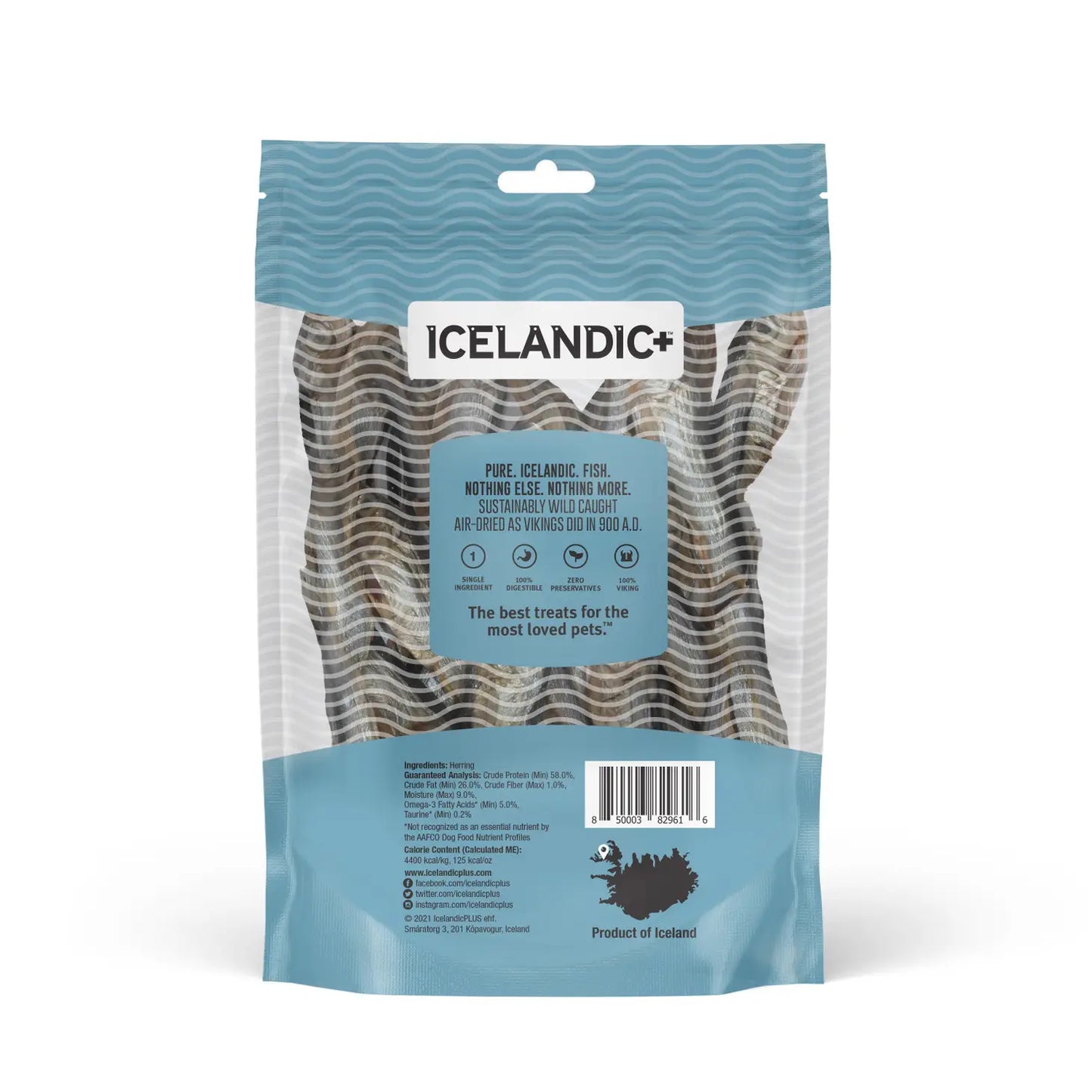 Icelandic+ Herring Whole Fish Dog Treats 3.0-oz