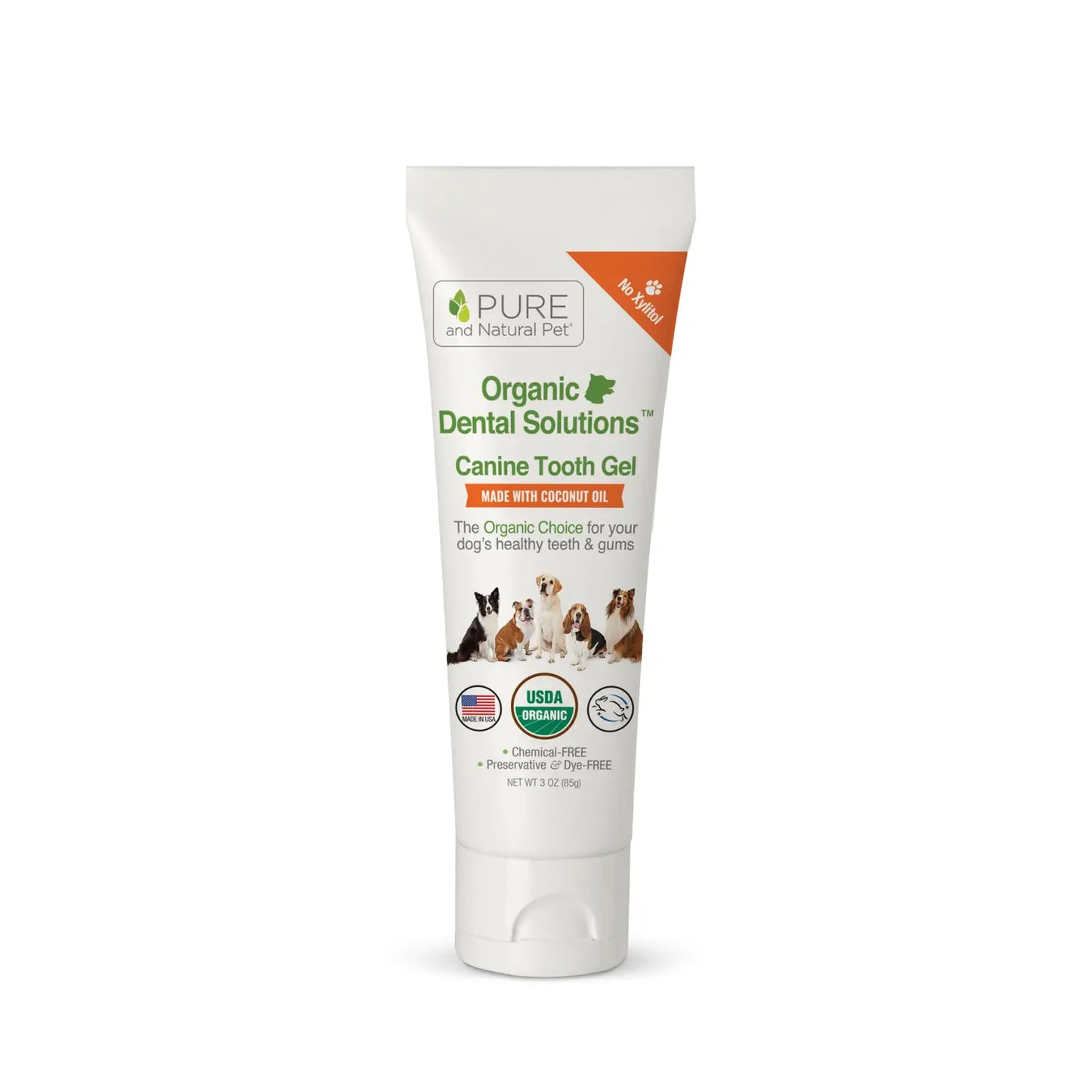 Pure and Natural Pet Organic Dental Solutions Canine Tooth Gel