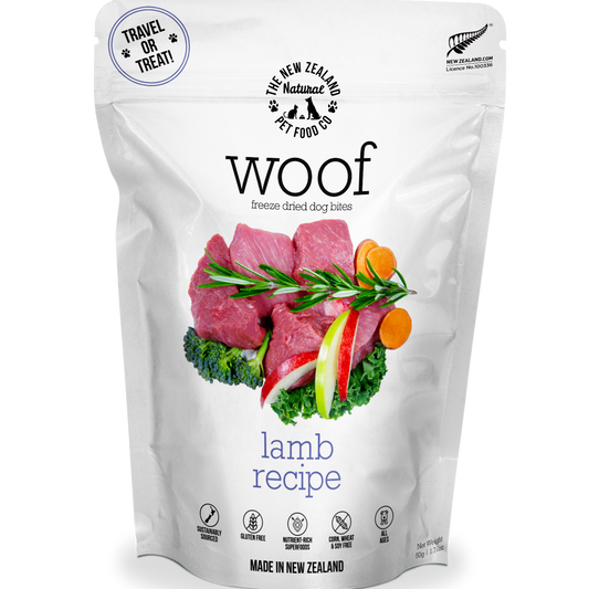 Woof Lamb Freeze Dried Dog Food 9.9oz | 2.2lb