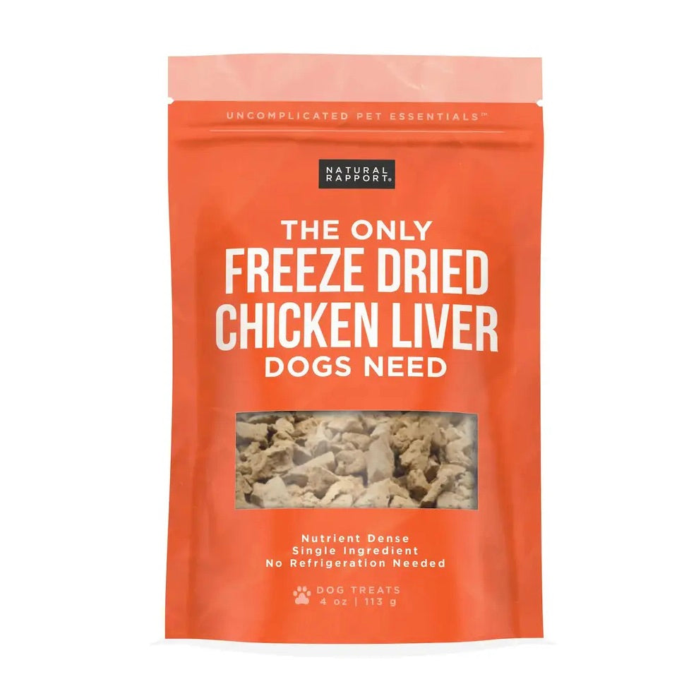 Natural Rapport The Only Freeze Dried Chicken Liver Dogs Need