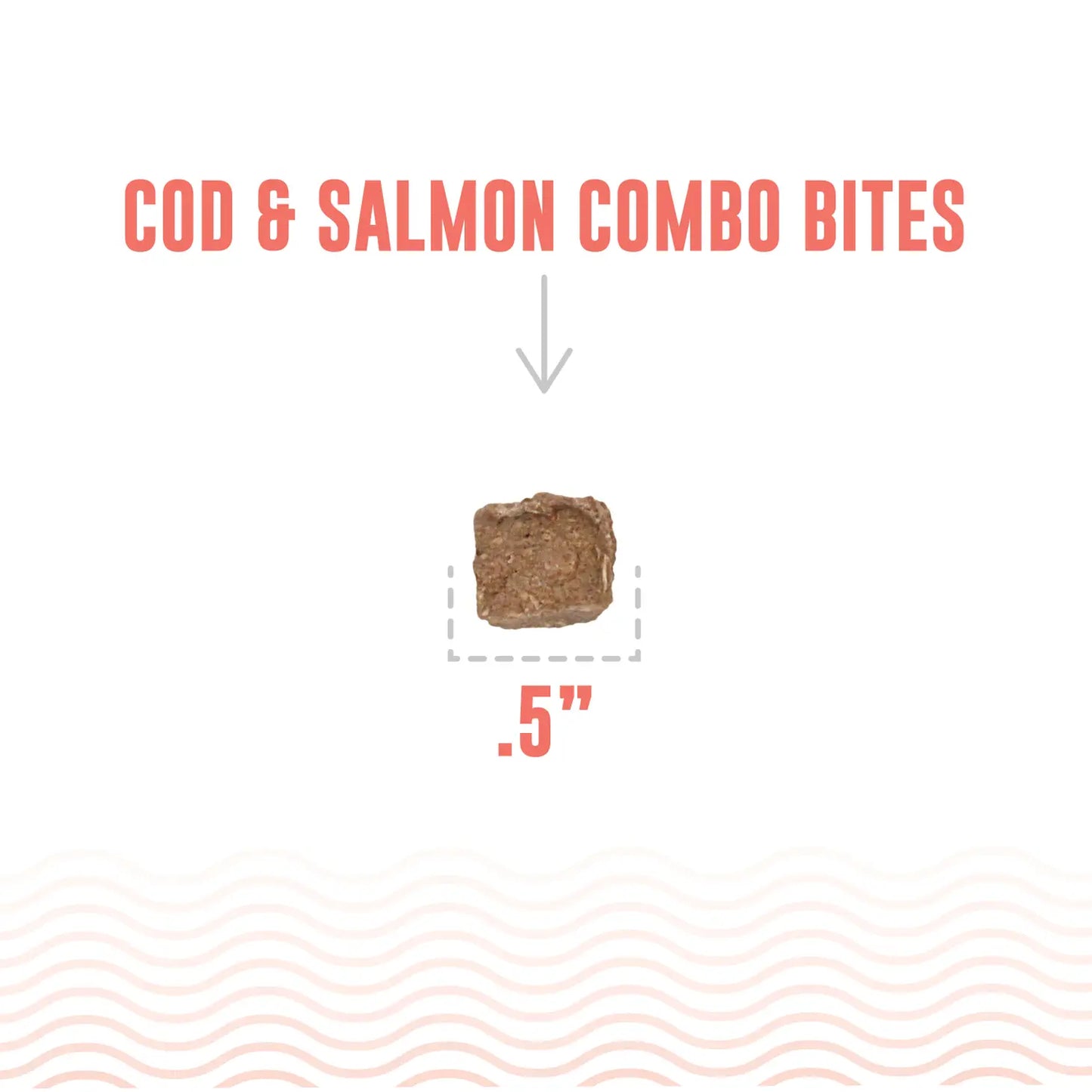 Icelandic+ Cod & Salmon Combo Bites Fish Dog Treat 3.0-oz