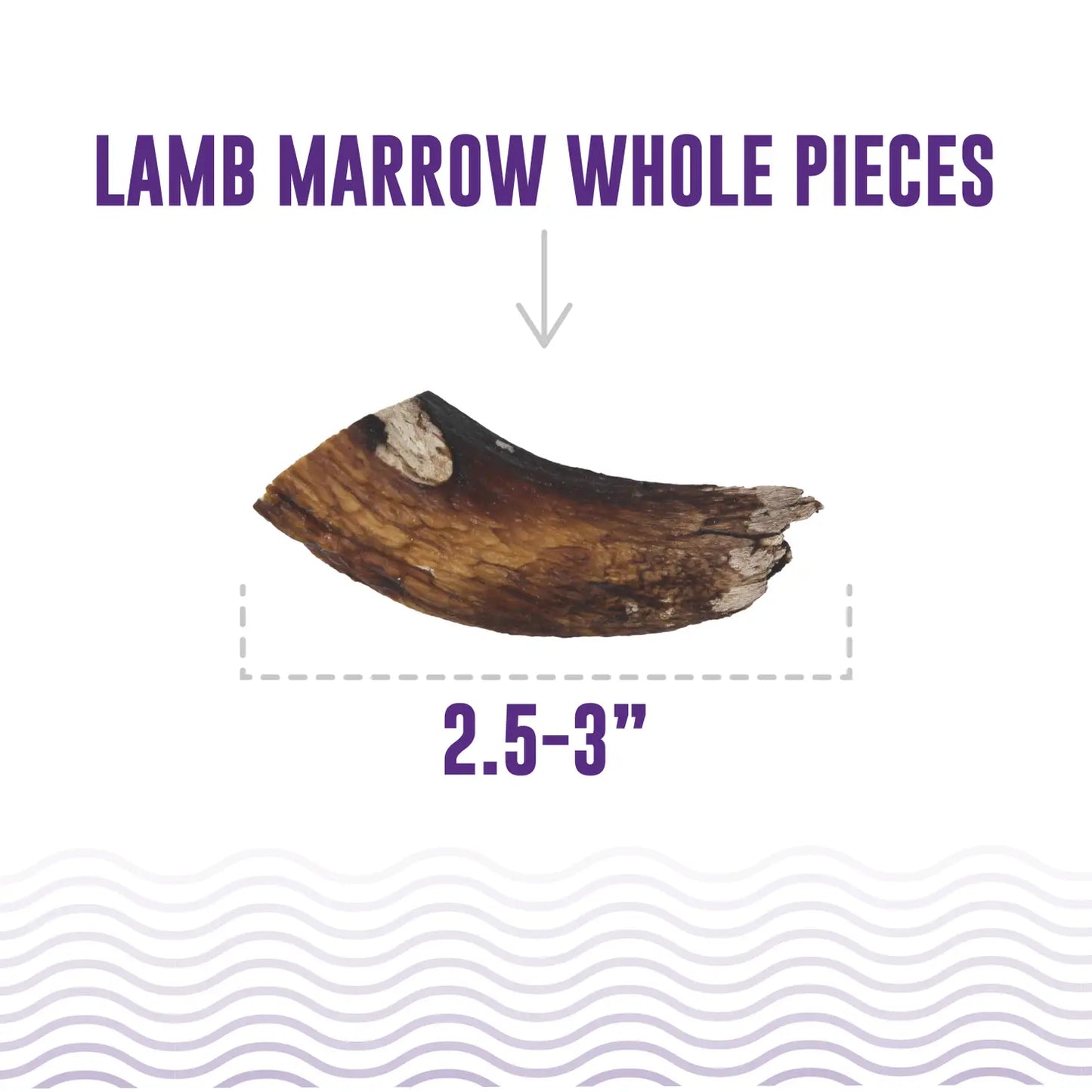 Icelandic+ Lamb Marrow Whole Pieces Dog Treat 4-oz Bag