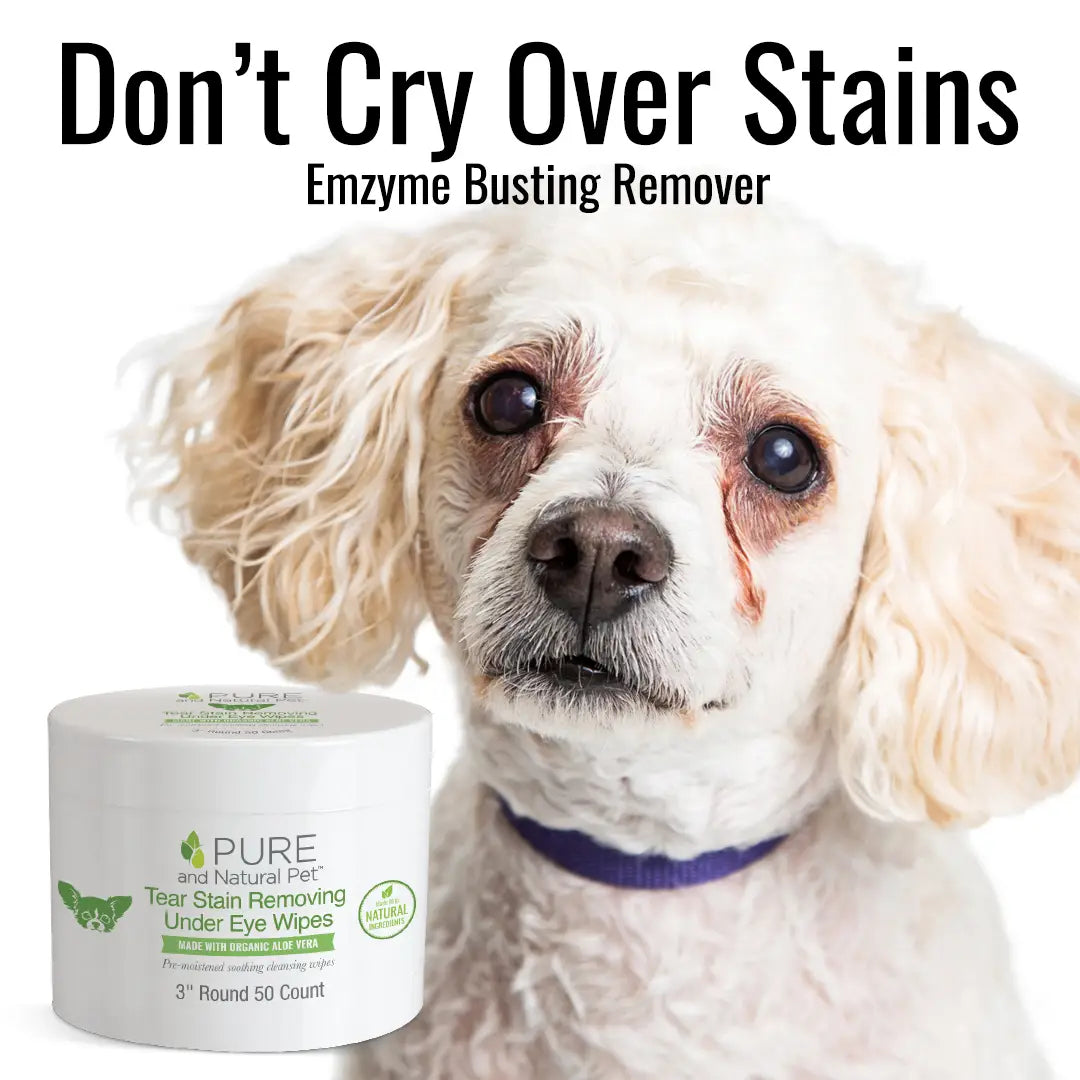 Pure and Natural Pet Tear Stain Removing Under Eye Wipes